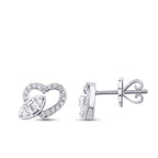 0.85 Karat Diamant Baguette Herz Set