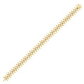 Gold Armband mit Stein und Nageldesign