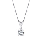 0.20 ct. Diamant Solitär Halskette