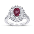 1.75 ct. Diamant Rubin Ring