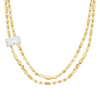 Gold Ketten Baguette Halskette