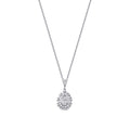 0.37 ct. Diamant Baguette Halskette