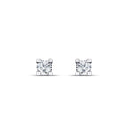 0.20 ct. Diamant Solitär Ohrringe