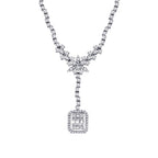 1.50 ct. Diamant Baguette Halskette
