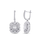 1.41 ct. Diamant Baguette Ohrringe