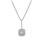 1.26 ct. Diamant Baguette Halskette