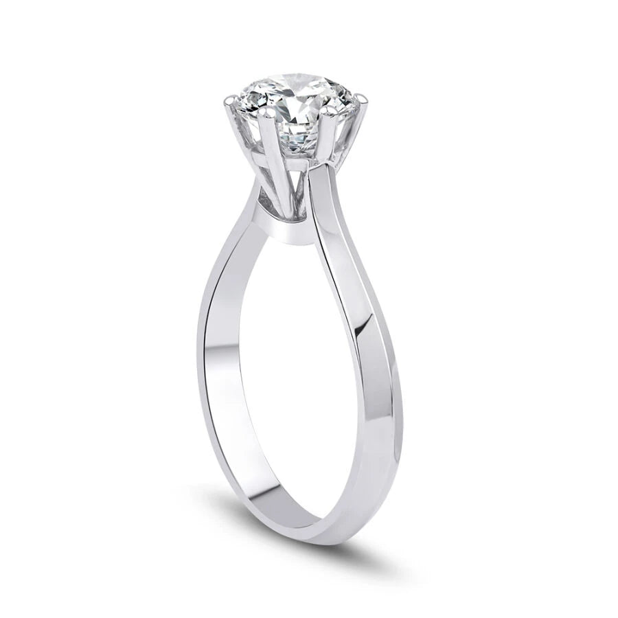 1.50 ct. Diamant Rund Solitär Verlobungsring