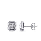 0.29 ct. Diamant Baguette Ohrringe