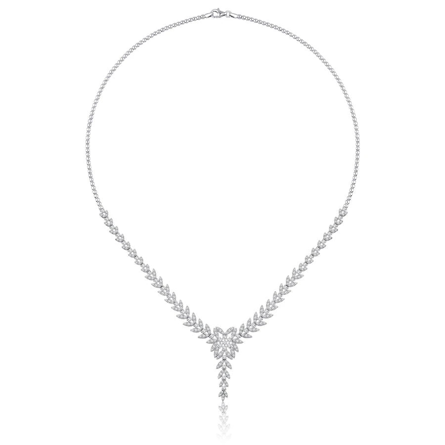 Gold Trend Schneeflocke Halskette