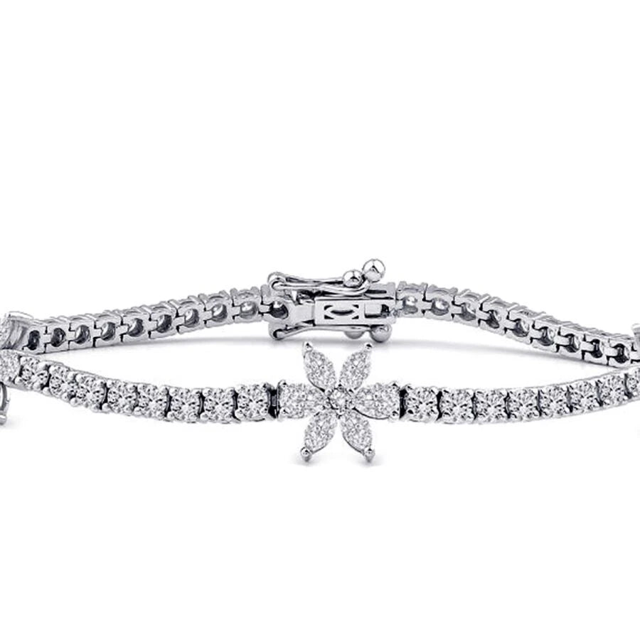 3.69 ct. Diamant Blumen Trend Armband