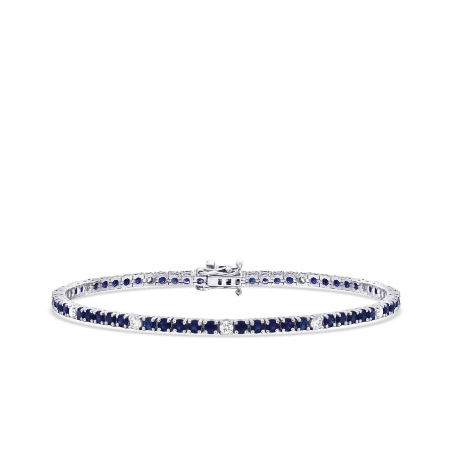 4.34 ct. Diamant Saphir Armband