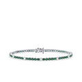 3.62 ct. Diamant Smaragd Armband
