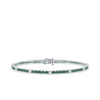 3.62 ct. Diamant Smaragd Armband