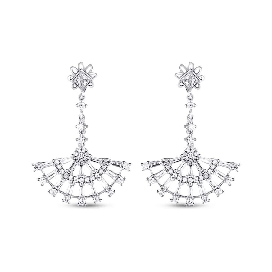 1.12 ct. Diamant Baguette Ohrringe