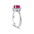 1.44 ct. Diamant Rubin Ring