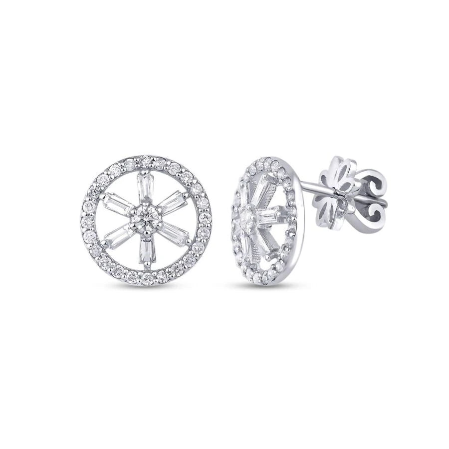 0.51 ct. Diamant Baguette Ohrringe
