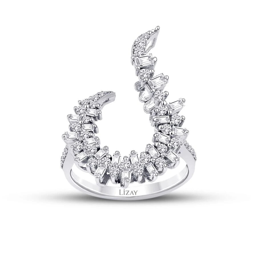 0.68 ct. Diamant Baguette Ring