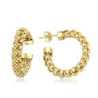 Gold Ketten Doric Huggies Ohrringe
