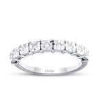 0.07 ct. Diamant Effekt Halb-Eternity Ring