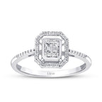 0.19 ct. Diamant Baguette Ring