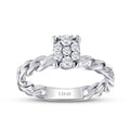0.23 ct. Diamant Ketten Ring