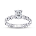 0.23 ct. Diamant Ketten Ring