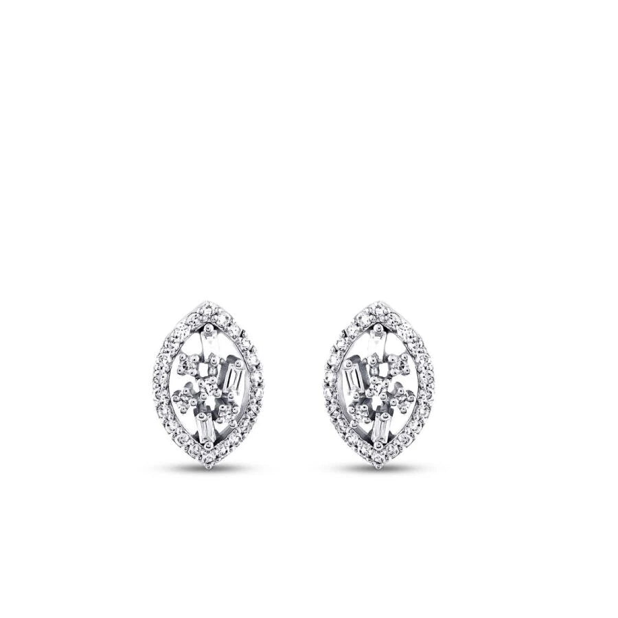 0.32 ct. Diamant Baguette Trend Ohrringe
