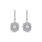 0.99 ct. Diamant Baguette Ohrringe