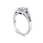 0.17 ct. Diamant Baguette Ring