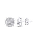 0.36 ct. Diamant Baguette Ohrringe