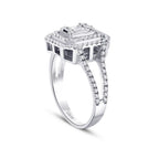 0.55 ct. Diamant Baguette Ring