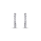0.43 ct. Diamant Creolen Ohrringe