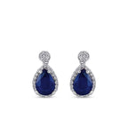 1.71 ct. Diamant Saphir Ohrringe