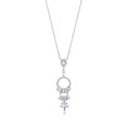 0.69 ct. Diamant Baguette Halskette