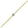 Gold Schwarze Emaille Armband