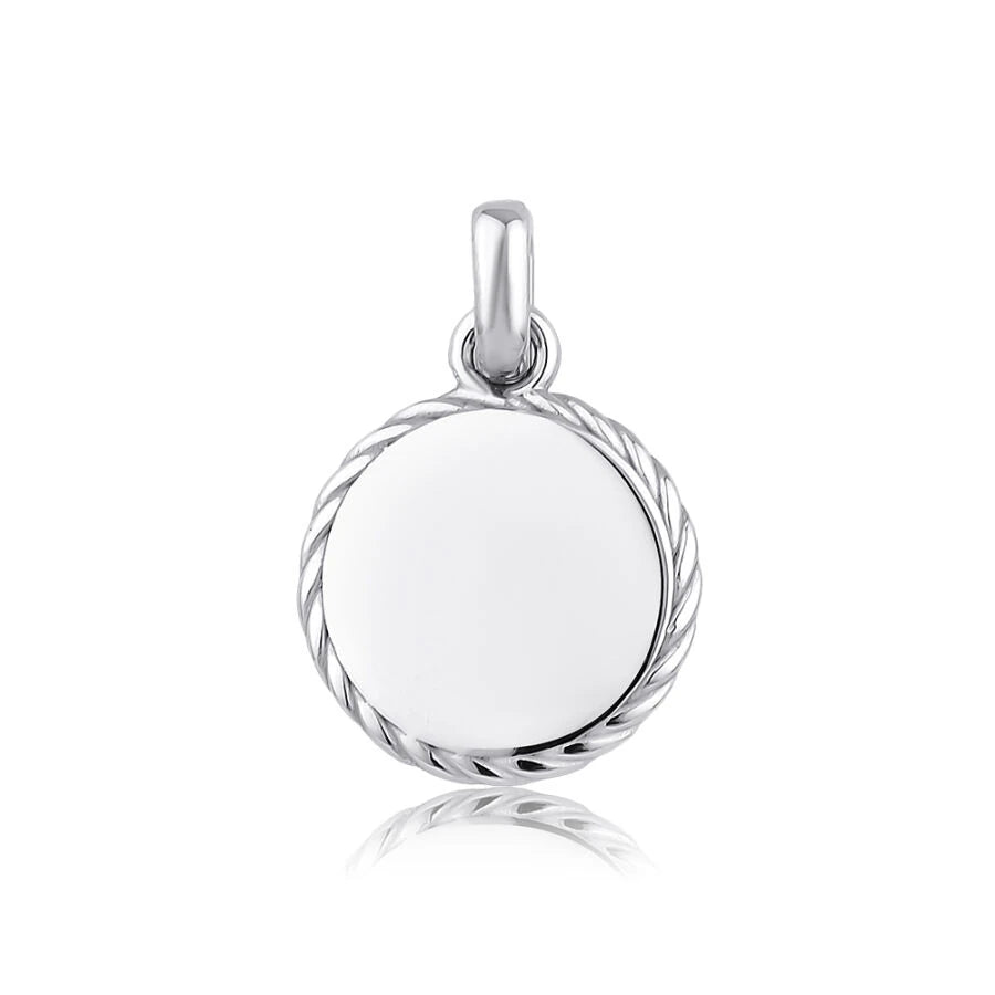 Gold Rund Herren Anhänger