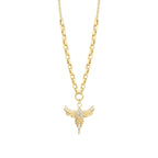 Gold Phönix Halskette