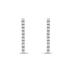 1.14 ct. Diamant Tennis Ohrringe