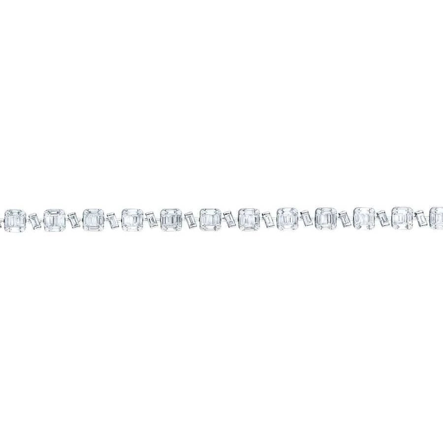 3.63 ct. Diamant Baguette Armband