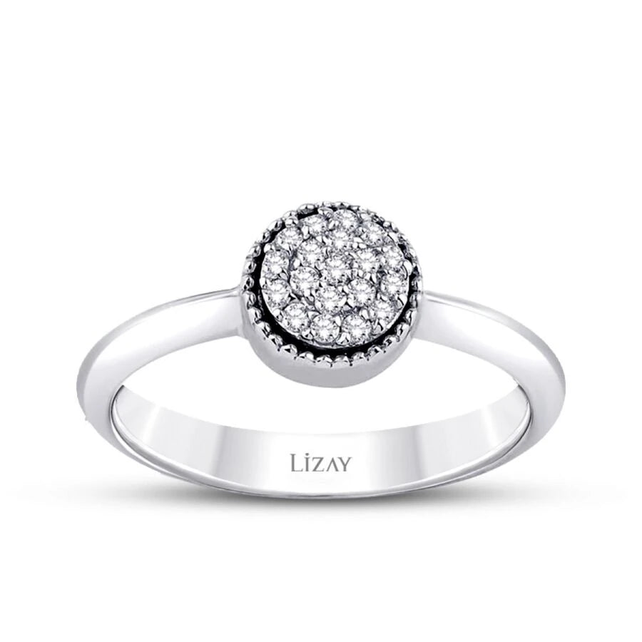 0.14 ct. Diamant Rund Ring