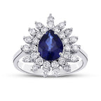 2.03 ct. Diamant Saphir Ring