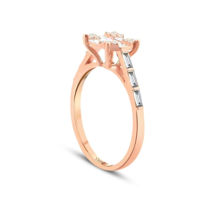 0.47 ct. Diamant Baguette Ring