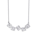 0.60 ct. Diamant Baguette Halskette