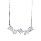 0.60 ct. Diamant Baguette Halskette