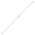 0.12 ct. Diamant Clover Armband