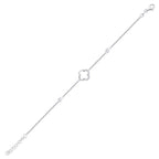 0.12 ct. Diamant Clover Armband