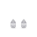 0.19 ct. Diamant Baguette Ohrringe