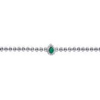 1.41 ct. Diamant Smaragd Armband