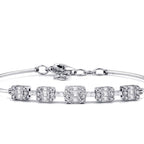 0.60 ct. Diamant Baguette Armreif