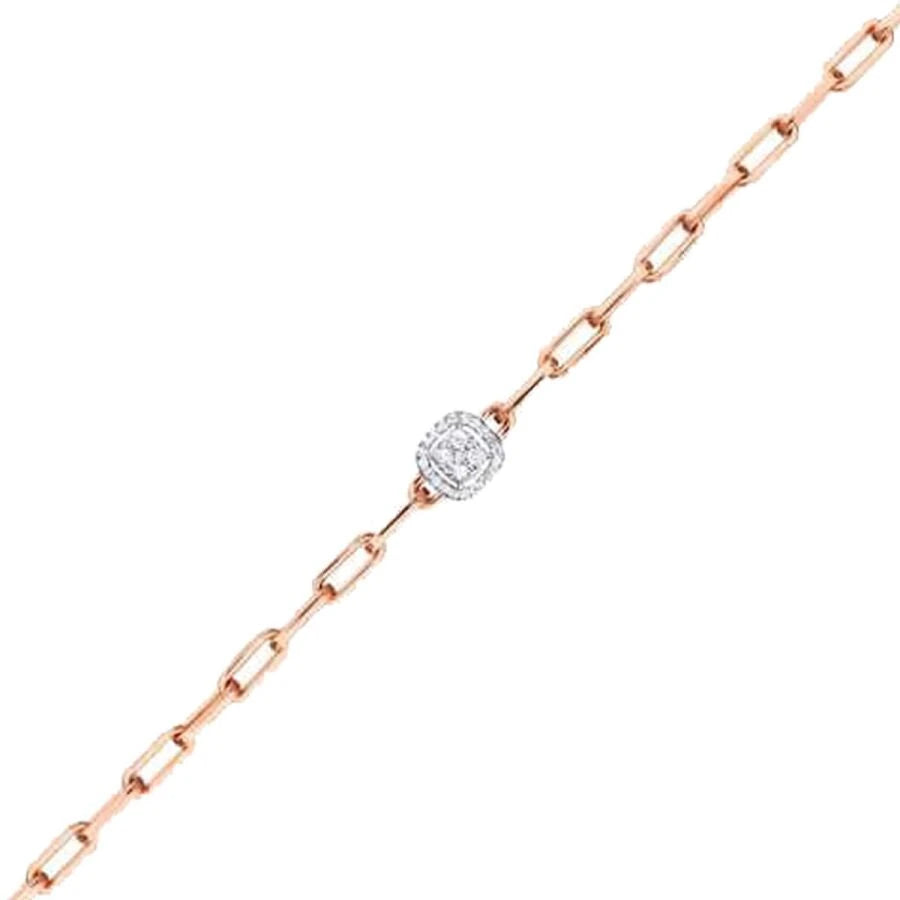 0.12 ct. Diamant Ketten Stein Armband